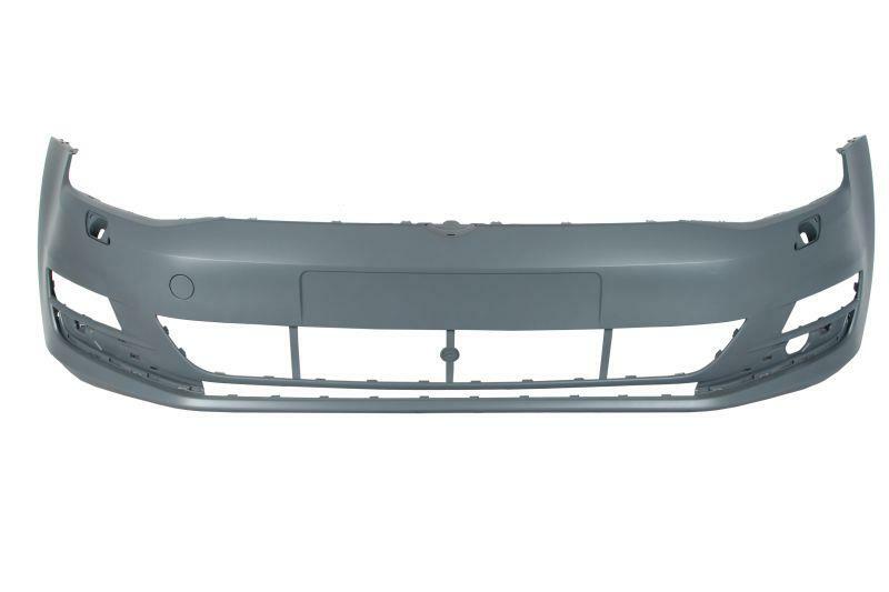 VW GOLF MK7 2012 - 2016 FRONT BUMPER PRIMED WITH WASHER JET HOLES 5G0807217BSGR