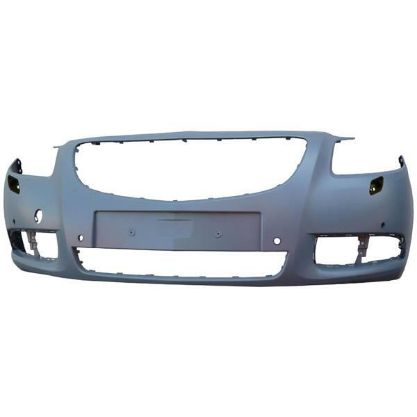 VAUXHALL INSIGNIA 2009 -2013 FRONT BUMPER PRIMED WITH 4 PDC HOLES & WASHER JET