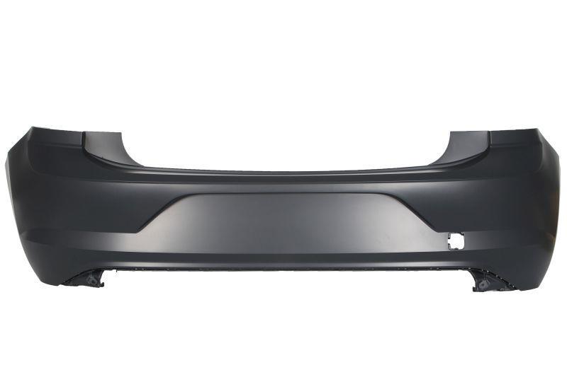 VW POLO 2017- 2021 REAR BUMPER PRIMED NO PARKING SENSORS NO EXHUAST CUT STANDARD