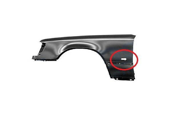 MERCEDES E CLASS W124 1984 - 1995 FRONT WING LEFT SIDE WITH INDICATOR HOLE