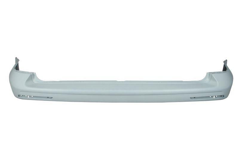 VW TRANSPORTER T5. 2013 - 2015 REAR BUMPER PRIMED LONG REFLECTOR TWIN REAR DOOR