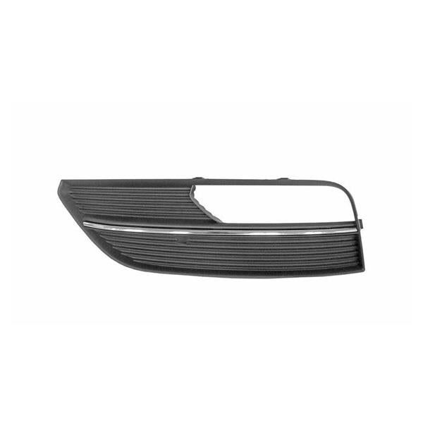AUDI A3 2012 - 2016 FRONT FOG GRILLE LEFT PASSENGER SIDE WITH CHORME