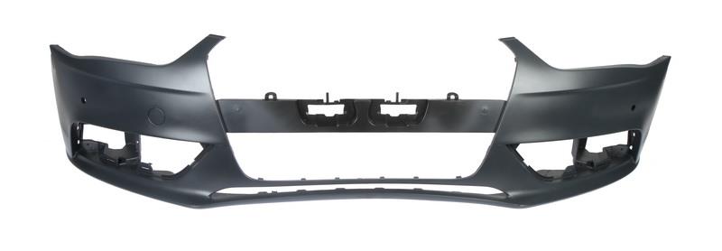 AUDI A4 2012 - 2015 FRONT BUMPER PRIMED WITH PARKING SENSOR HOLES NO WASHER JET