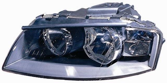 AUDI A3 8P 2003-2008 CHROME HEADLIGHT HEADLAMP N/S PASSENGER LEFT