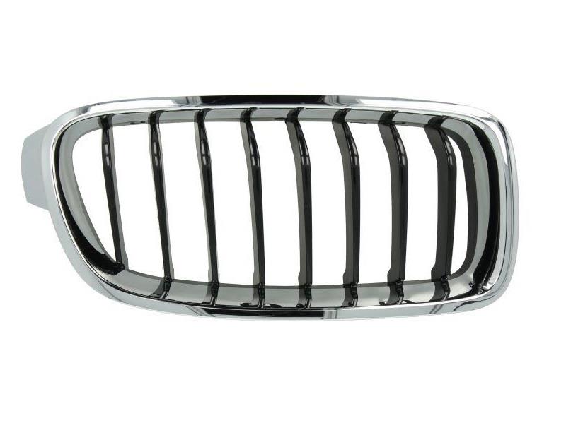 BMW 3 SERIES FRONT SPORT CHROME KIDNEY GRILLE RIGHT DRIVER SIDE F30 2011 - 2019