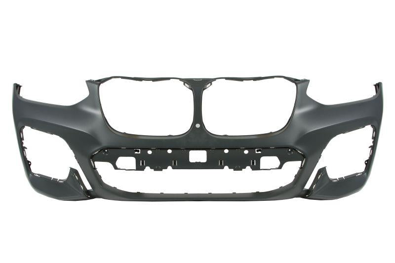 BMW X4 G02 M SPORT 2018 - 2021 FRONT BUMPER PRIMED PARK ASSIST AND CAMERA HOLE