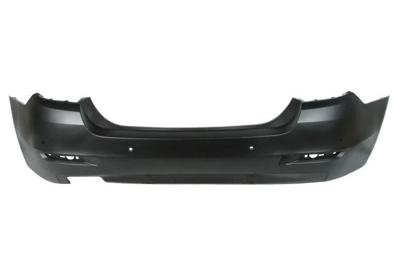 BMW 5 SERIES F10 2013 - 2017 REAR BUMPER PRIMED WITH PDC HOLES AND TWIN EXHAUST