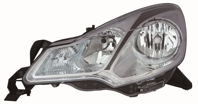 CITROEN C3 2010 - 2013 HEADLIGHT HEADLAMP PASSENGER CHROME BLACK STRIP LEFT