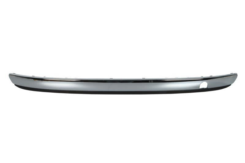FIAT 500 2008 - 2015 REAR BUMPER LOWER CHROME MOULDING WITH BLACK TRIM 735521029