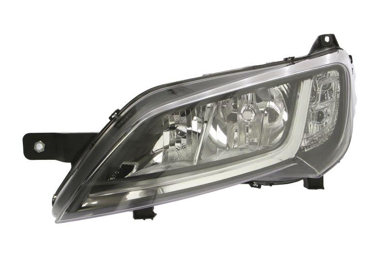 CITROEN RELAY HEADLIGHT BLACK 2014 ON HEADLAMP LEFT PASSENGERS HALOGEN NO LED