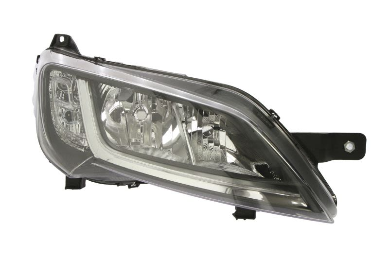 FIAT DUCATO HEADLIGHT BLACK 2014 ON HEADLAMP RIGHT DRIVER SIDE HALOGEN NO LED