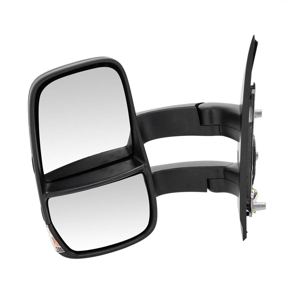 IVECO DAILY DOOR MIRROR 2014 – 2019 LONG ARM ELECTRIC PASSENGER SIDE BLACK