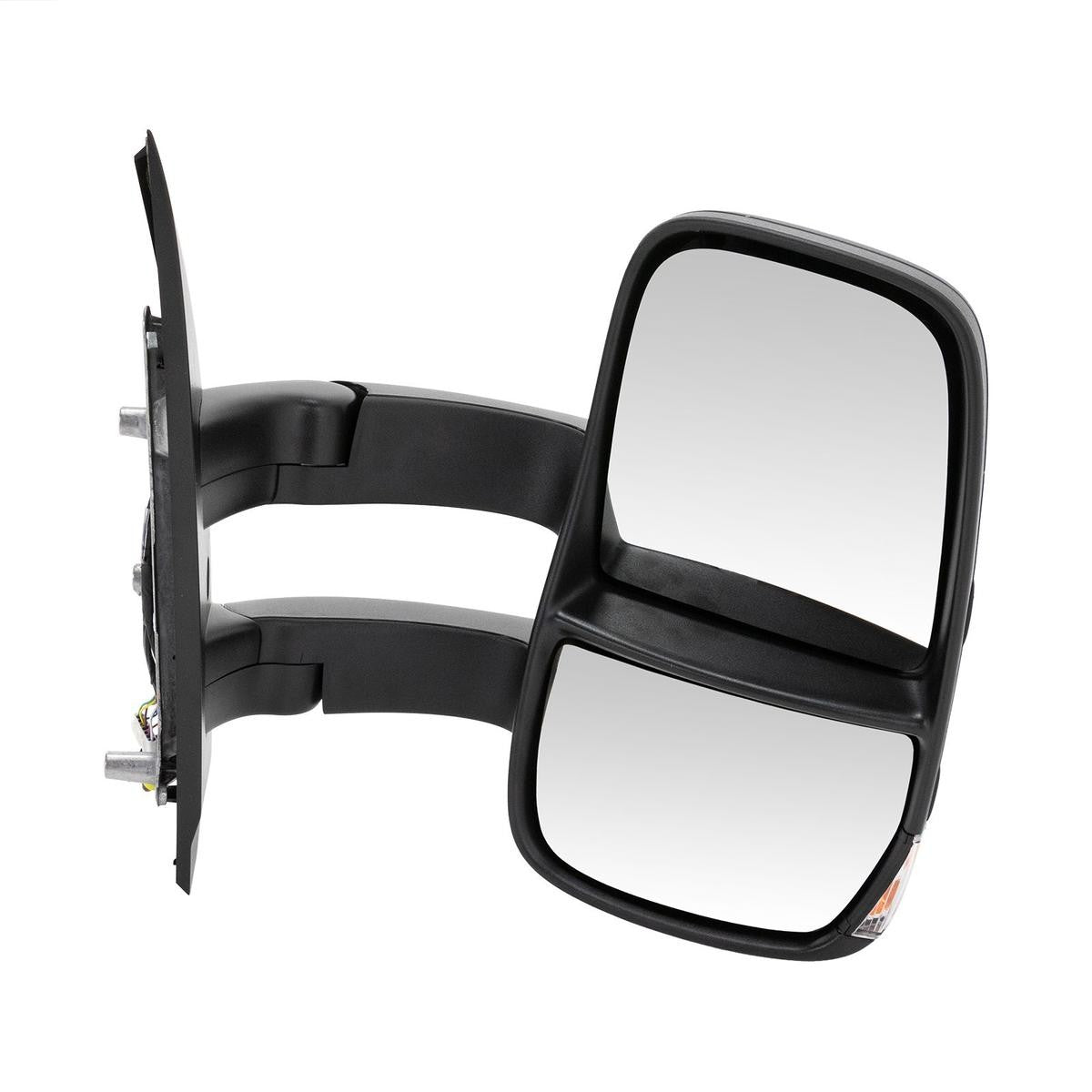 IVECO DAILY DOOR MIRROR 2014 – 2019 LONG ARM ELECTRIC DRIVER SIDE RIGHT RH BLACK