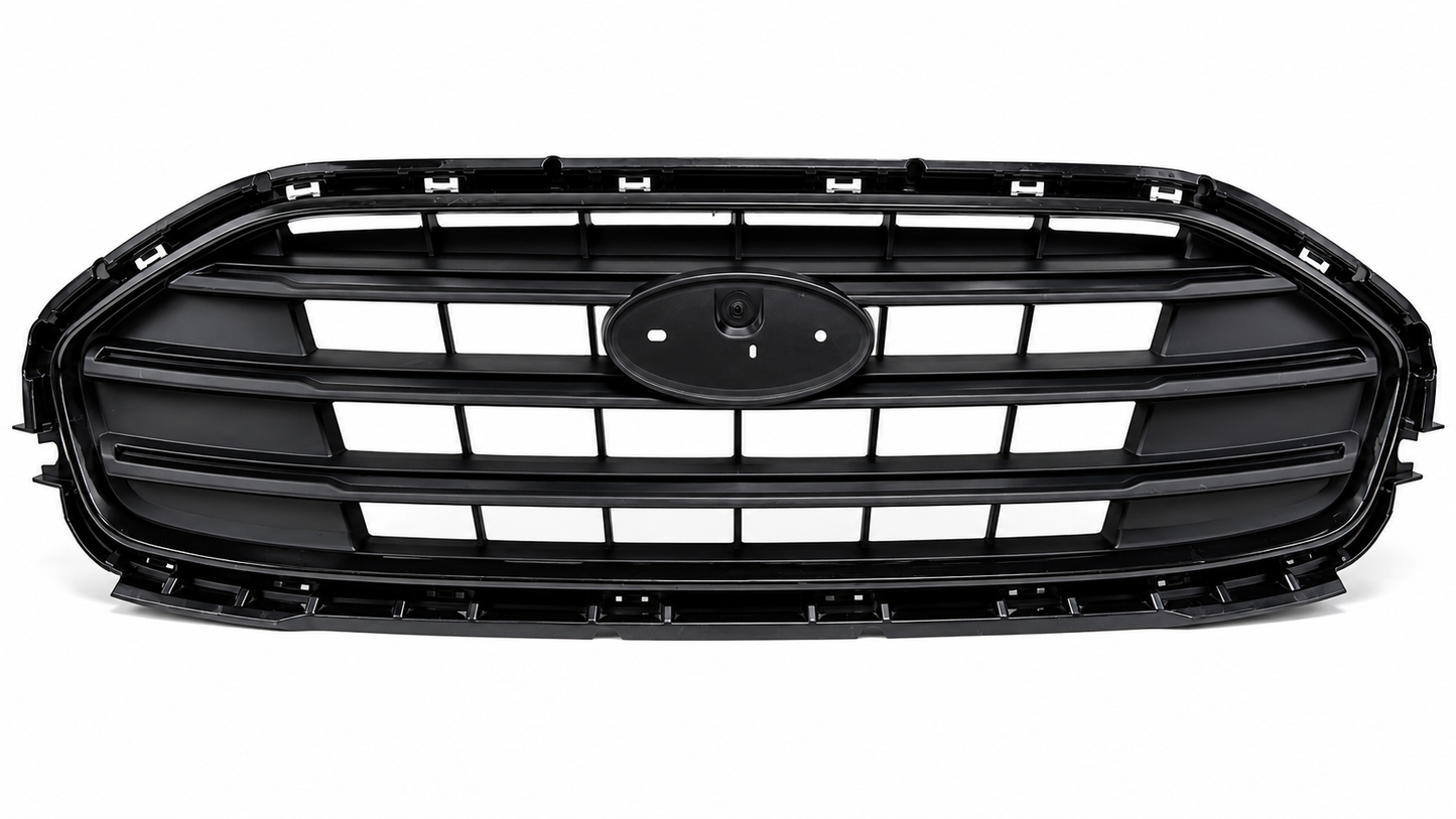 FORD TRANSIT CONNECT 2018 -2024 FRONT GRILLE UPPER RADIATOR BLACK NEW 2279462