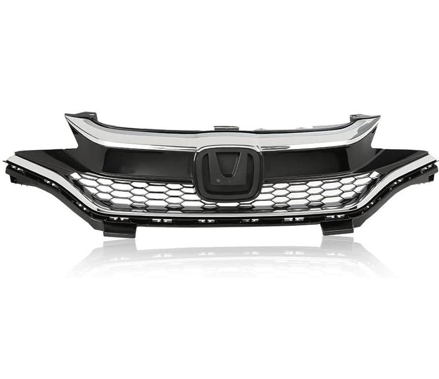 HONDA JAZZ 2018 - 2020 FRONT TOP RADIATOR GRILLE WITH CHROME AND BLACK NO BADGE