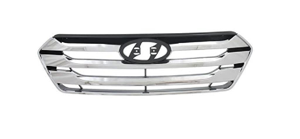 HYUNDAI SANTE FE 2012 – 2015 MAIN GRILLE CHROME RADIATOR BUMPER UPPER 863502w010