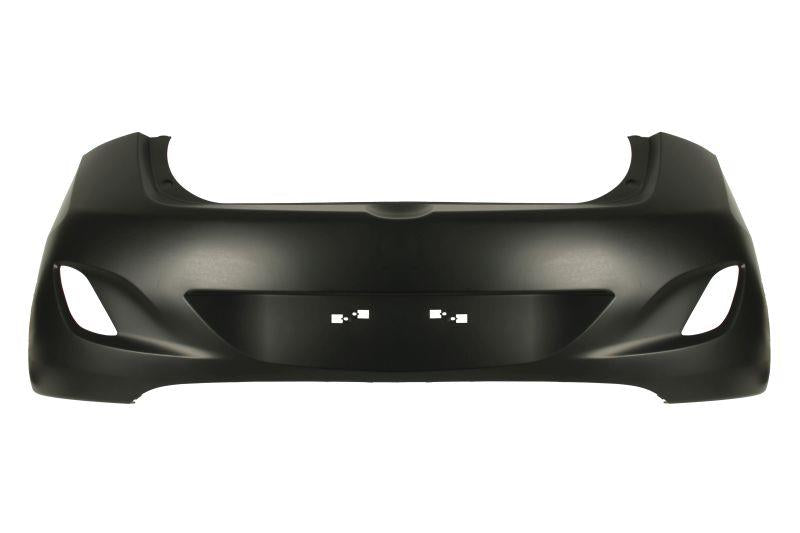 HYUNDAI I30 HATCHBACK 2015 - 2017 REAR BUMPER SMOOTH BLACK WITHOUT PDC HOLES