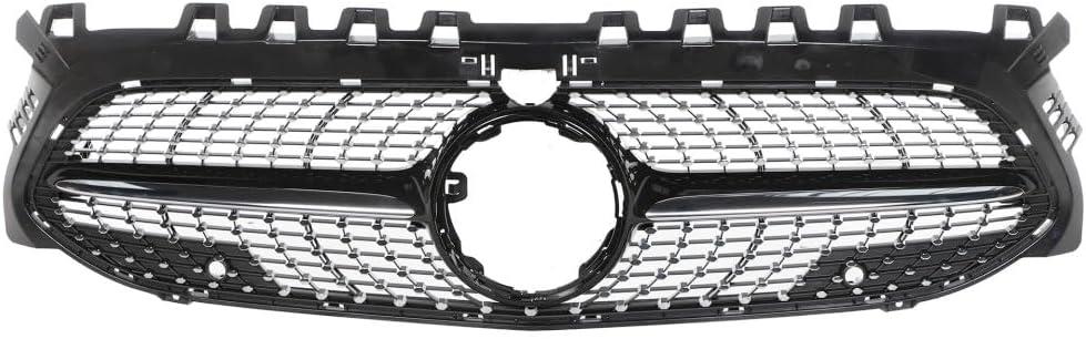 MERCEDES A CLASS 2018-2023 FRONT RADIATOR GRILLE CHROME WITH CAMERA AND PDC HOLE