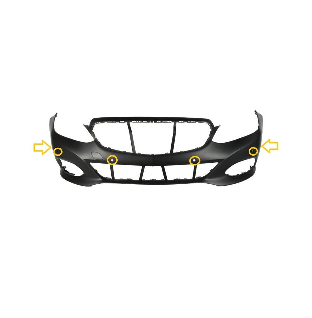 MERCEDES E CLASS 2013 - 2016 W212 FRONT BUMPER WITH 6 PDC HOLES A21288026479999