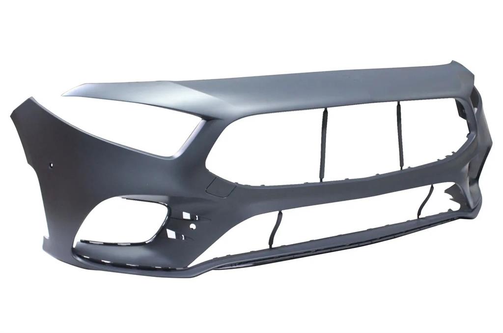 MERCEDES A CLASS FRONT BUMPER AMG LINE MODELS W177 WITH PARKING SENSOR HOLES