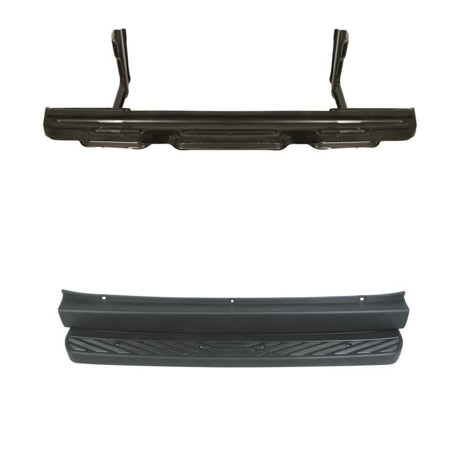 MERCEDES SPRINTER 2006 - 2018 REAR BUMPER WITH METAL BRACKET AND STEP COVER