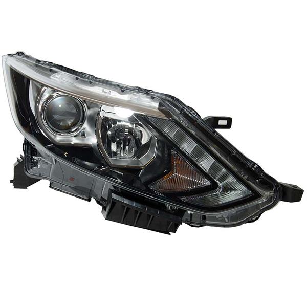 NISSAN QASHQAI 2014–2017 HEADLIGHT HALOGEN WITH LED DRL DRIVER SIDE RIGHT