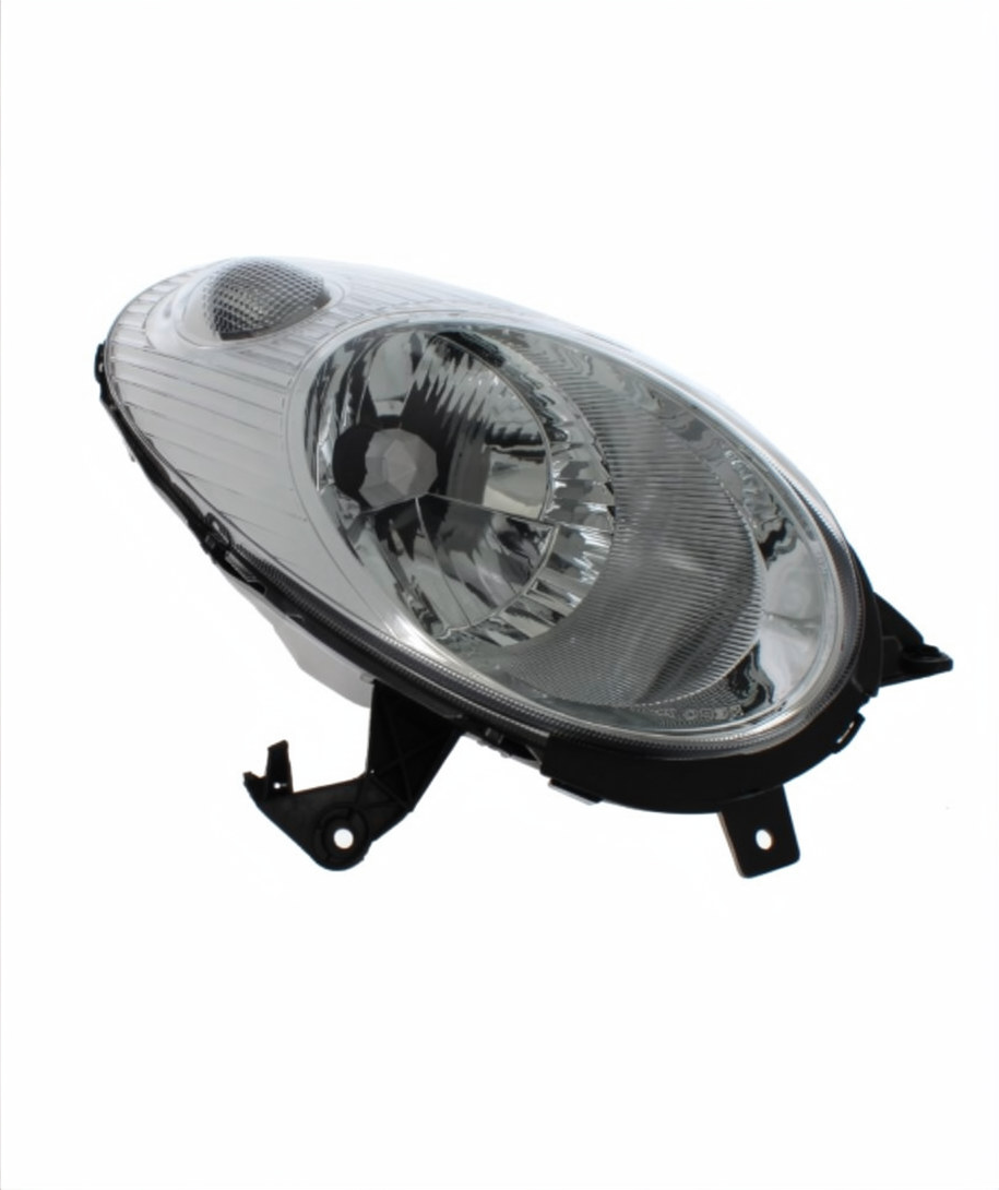 FOR NISSAN MICRA 2003-2006 K12 HEADLIGHT HEADLAMP CHROME OFFSIDE RIGHT DRIVERS SIDE