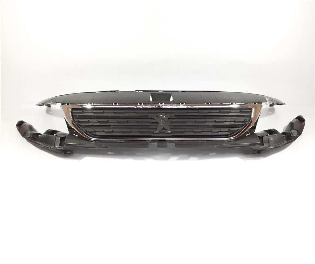PEUGEOT PARTNER 2019 - 2024 FRONT BUMPER RADIATOR GRILLE WITH CHROME MOULDING