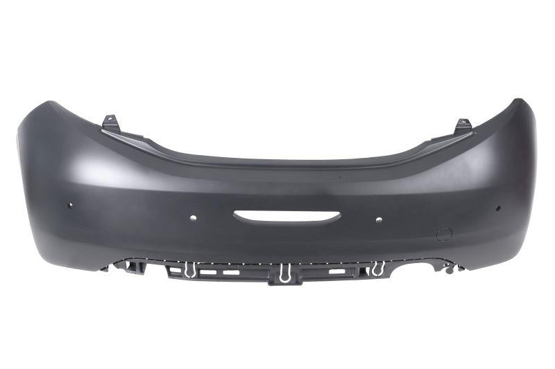 PEUGEOT 208 2012 - 2020 REAR BUMPER PRIMED WITH PARKING SENSOR HOLES 1607254980