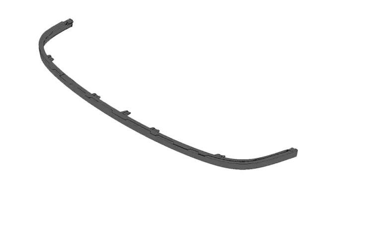 VAUXHALL VIVARO 2014 - 2019 FRONT BUMPER LOWER SPOILER EXTENTION NEW 93451390