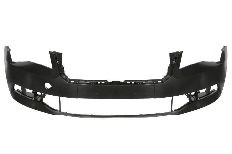SKODA SUPERB 2015 - 2019 FRONT BUMPER NO PARKING SENSORS WASHER HOLES 3V0807218