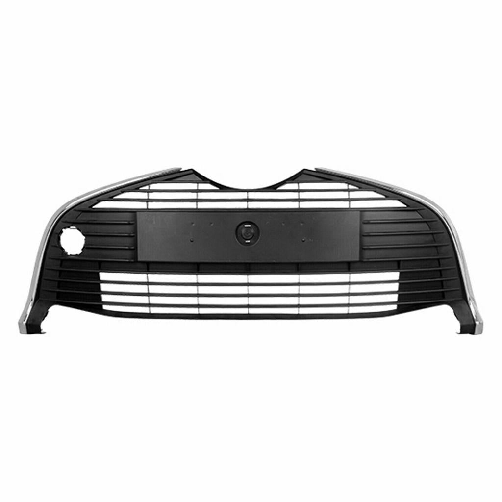 TOYOTA YARIS 2014 - 2017 FRONT BUMPER CENTRE GRILLE CHROME TRIM OEM SPEC NEW