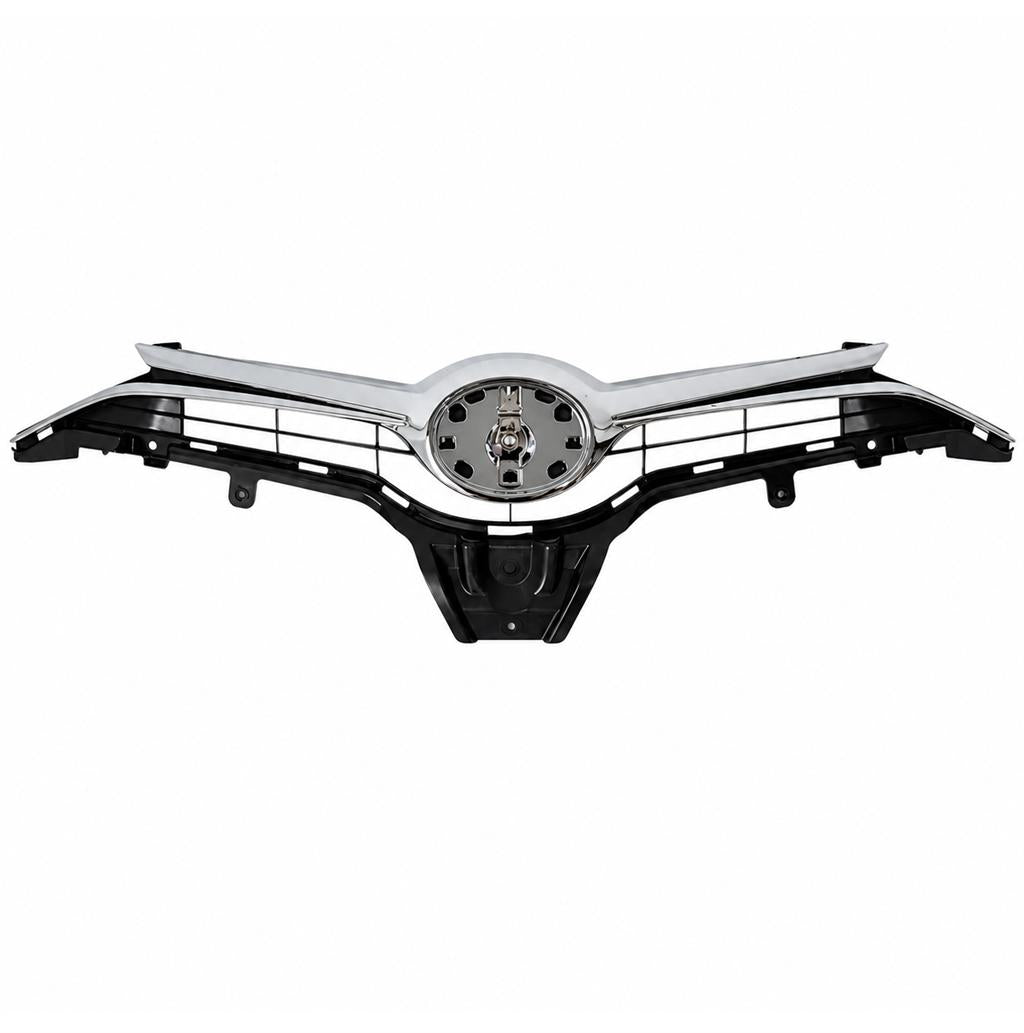 TOYOTA AURIS 2015 - 2018 FRONT UPPER RADIATOR GRILLE COMPLETE WITH CHROME TRIMS