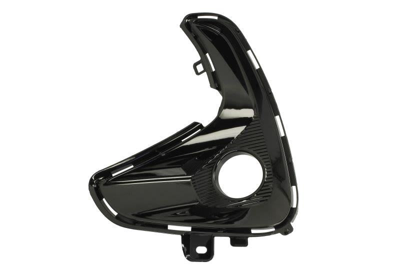 TOYOTA YARIS 2020 ON FRONT FOG GRILLE WITH HOLE GLOSS BLACK PASSENGER SIDE LEFT