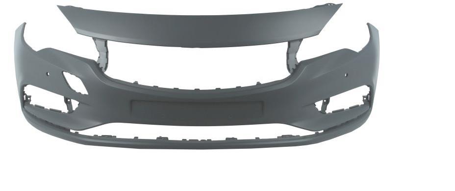 VAUXHALL ASTRA K 2015- 2019 FRONT BUMPER WITH 2 PARKING SENSOR HOLES 39052728