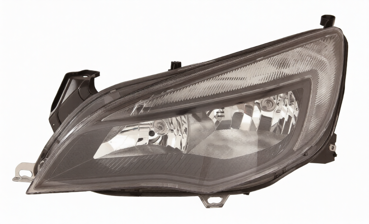 VAUXHALL ASTRA J 2009-2012 BLACK HEADLIGHT HEADLAMP PASSENGERS SIDE LEFT N/S