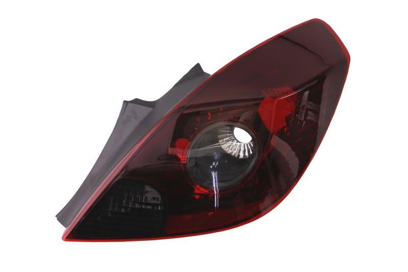 VAUXHALL CORSA D 3 DOOR 2006- 2014 REAR TAIL LIGHT DRIVERS SIDE RIGHT O/S SMOKED