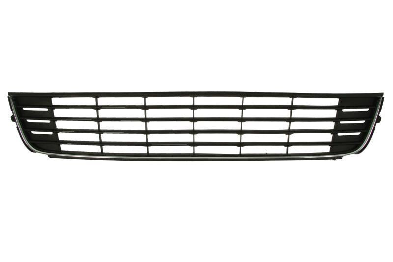 VW CADDY 2011 - 2015 FRONT BUMPER LOWER CENTER BUMPER GRILLE WITH CHROME