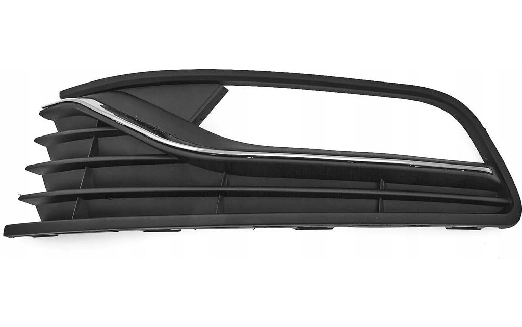 VW POLO 2014 – 2017 FRONT BUMPER FOG GRILLE WITH CHROME LEFT PASSENGERS SIDE NEW