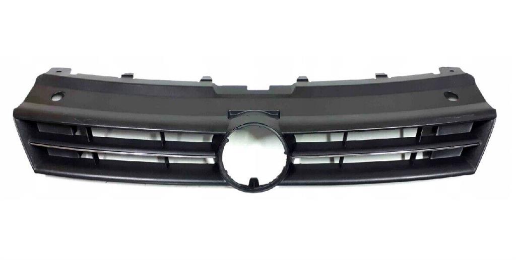 VW POLO 2009 - 2014 FRONT MAIN GRILLE BLACK WITH CHROME 6R0853651C OEM SPEC