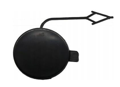 VW CADDY 2021 ONWARDS FRONT BUMPER TOW EYE HOOK COVER SMOOTH BLACK FOR PAINTING