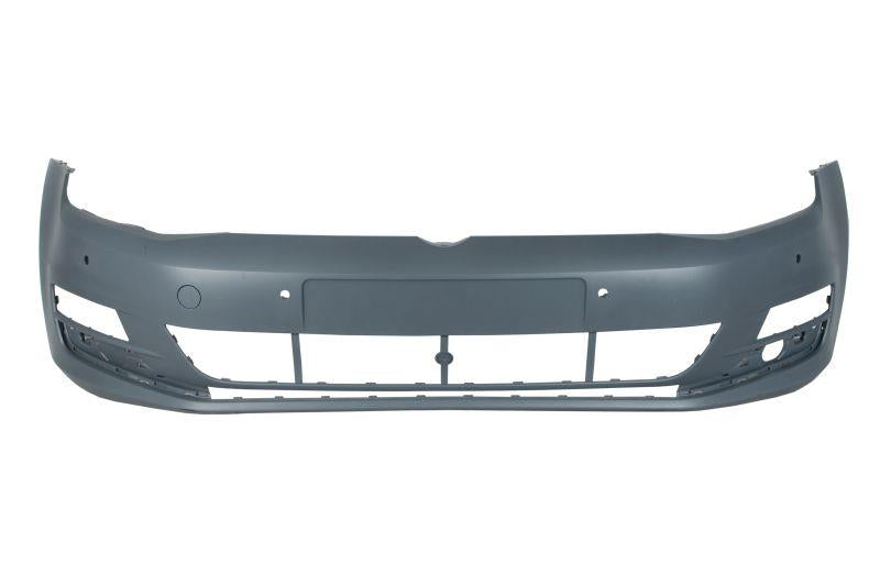 VW GOLF MK7 2012 - 2016 FRONT BUMPER PRIMED WITH PARKING SENSOR NO WASHER JET