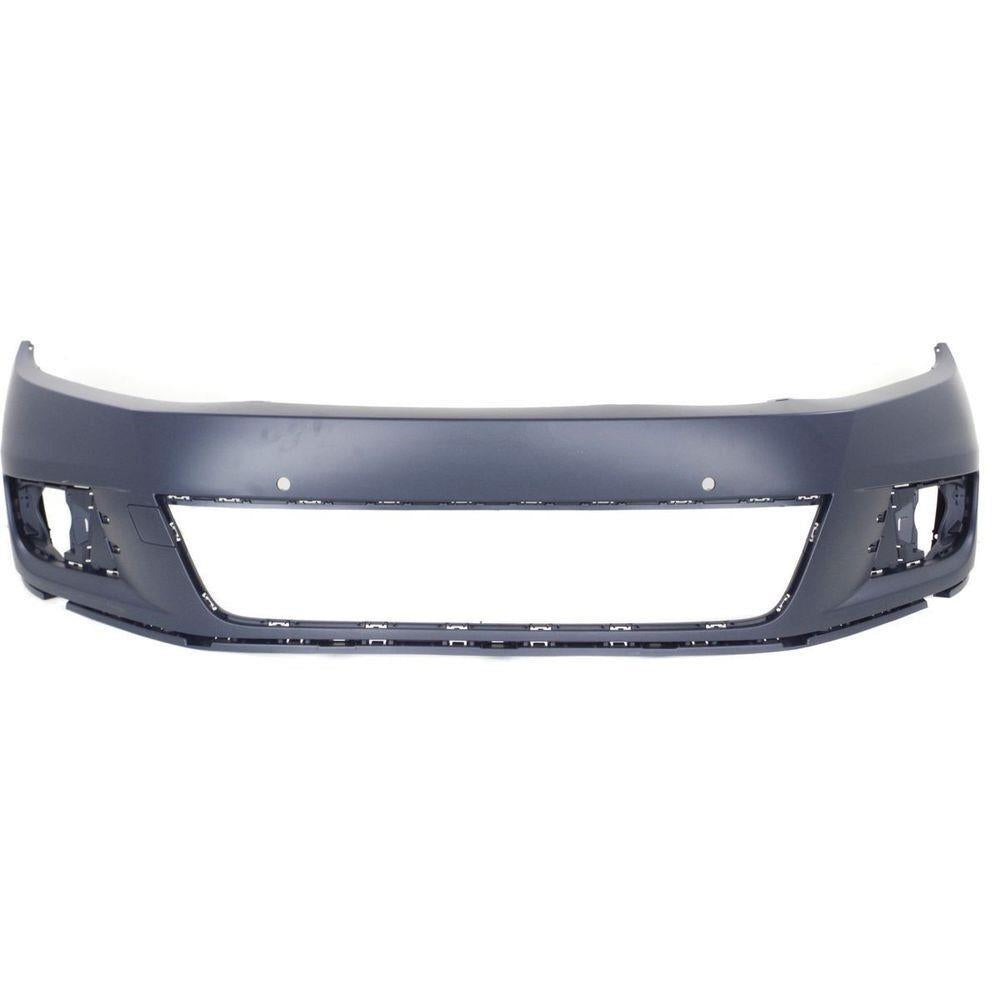 VOLKSWAGEN TIGUAN 2011 - 2016 FRONT BUMPER PRIMED WITH 4 PARKING SENSOR HOLES