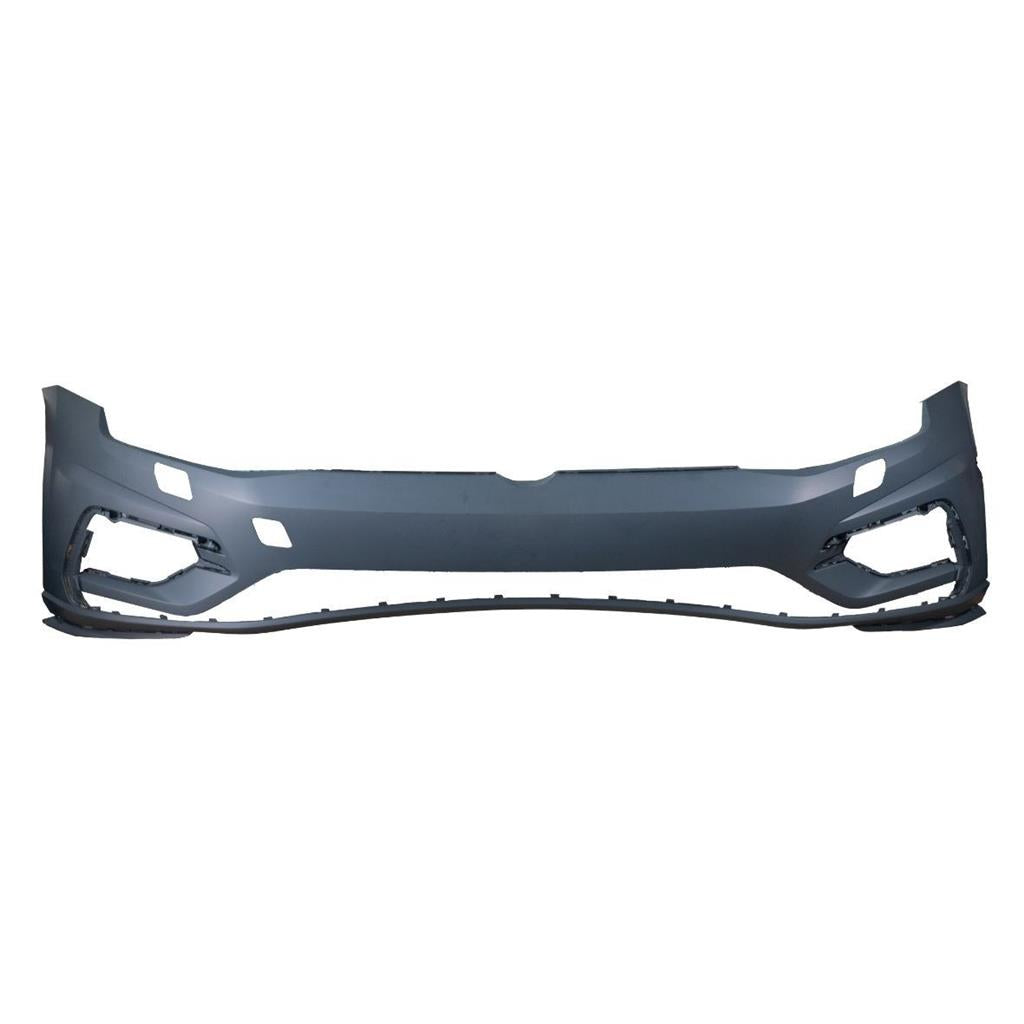 VW GOLF R MK7.5 2017 - 2020 FRONT BUMPER PRIMED WITH WASHER HOLES