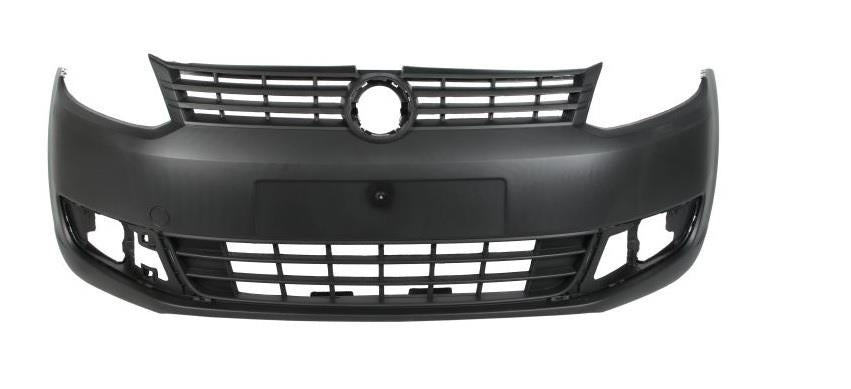 VW CADDY 2011 - 2015 FRONT BUMPER BLACK TEXTURE NO PARKING SENSORS NEW APPROVED