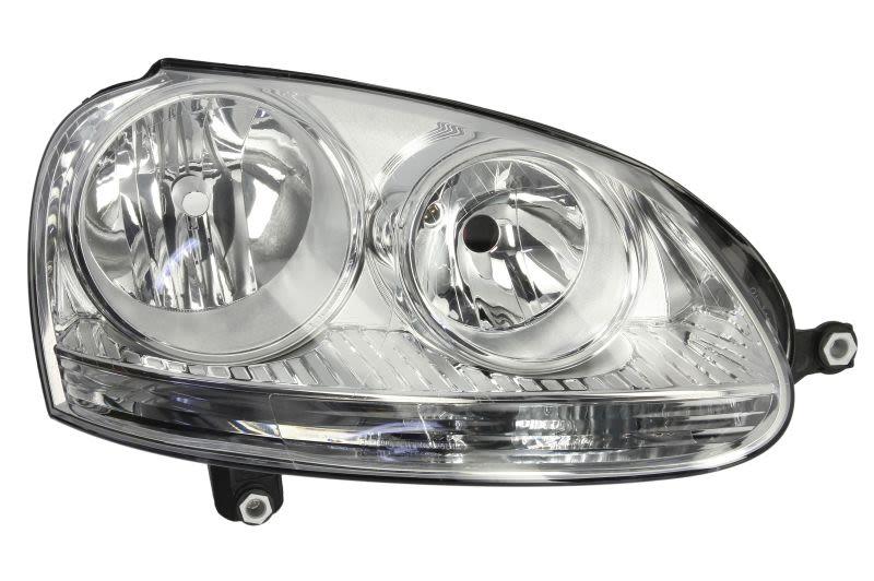 VW GOLF JETTA MK5 2004 - 2009 CHROME HEADLAMP HEADLIGHT O/S RIGHT DRIVERS SIDE