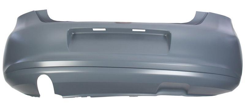 VOLKSWAGEN POLO 6R 2009 – 2014 REAR BUMPER WITH EXHAUST CUT OUT NO PDC HOLES NEW