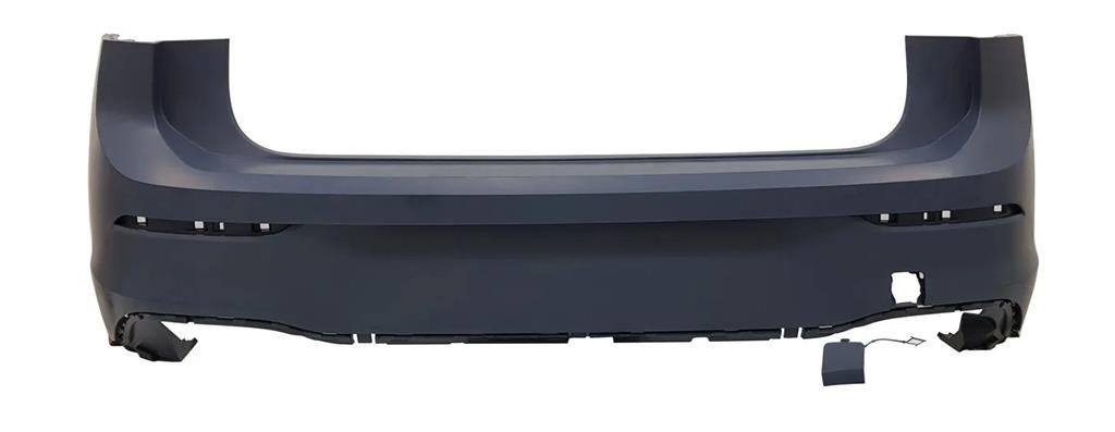 VW GOLF MK8 GTI GTD 2020 ON REAR BUMPER PRIMED NO PARKING SENSOR HOLES NEW