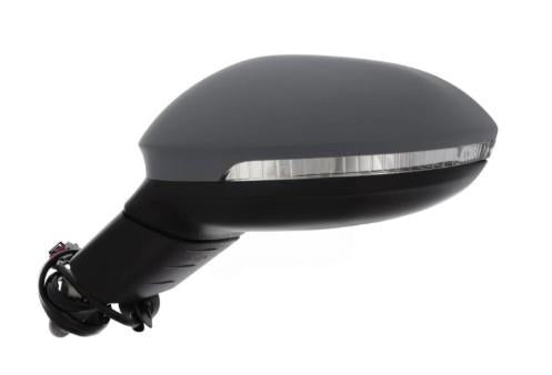 VW GOLF MK8 2020 - 2025 DOOR MIRROR ELECTRIC HEATED PRIMED INDICATOR PASSENGERS