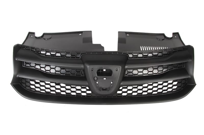 DACIA SANDERO STEPWAY 2013–2017 FRONT BUMPER UPPER CENTRE RADIATOR GRILLE BLACK